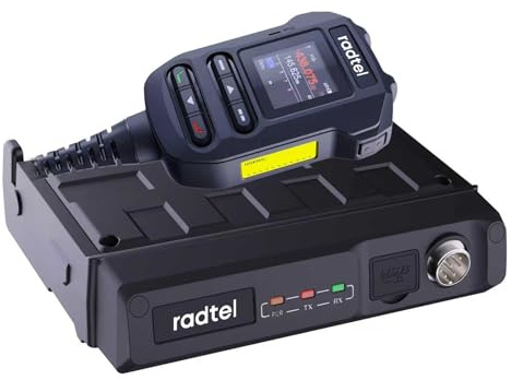 Radtel RM-06 50W Dual Band Mobile Radio Ham Transceiver with GPS,APRS Bluetooth App Programming, AI Noise Reduction & Satellite Tracking