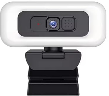 HWIREUIGT 4K 2K Full HD Webcam Portable Auto Focus Webcam Live Streaming Flexible with Microphone Webcam Live Broadcast with Light Webcam 4K