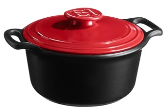 Emile Henry Cocotte Ronde Sublime+ 3 L – Céramique Haute Performance Tous Feux dont Induction – Cuisson Homogène et Mijotée – Coloris Grand Cru – Fabriqué en France