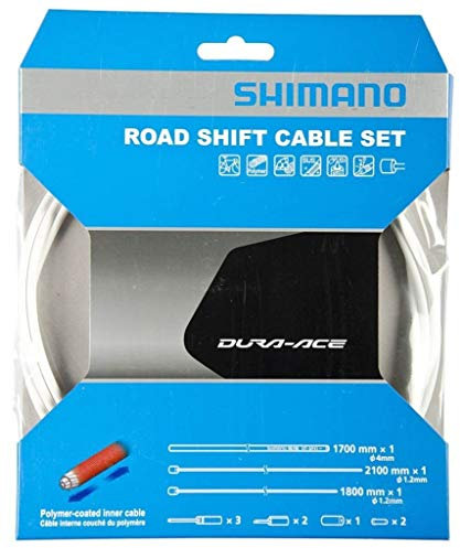 Shimano Dura-Ace Schaltzug-Set polymerbeschichtet weiß 2016 Schaltzug/-hülle, Weiß