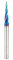 Amana Tool 46282-K CNC Spektra Extreme Tool Life Coated SC 2D and 3D Carving 5.4 Deg Tapered Angle Ball Nose x 1/16 D x 1/32 R x 1 CH x 1/4 SHK x 3 Inch Long x 4 Flute Router Bit