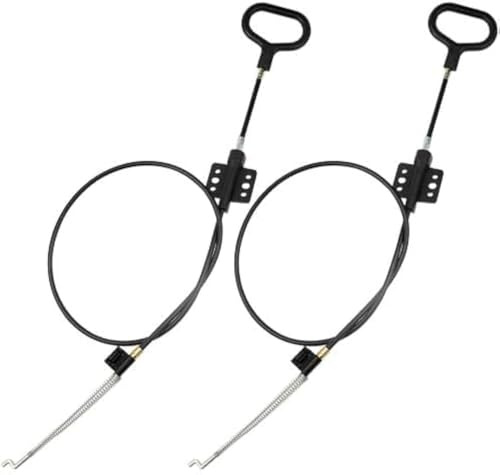 TOVOT 2pcs 38 D-Ring Release Handle Pull Rope Cable Replacement Release Cable for Sofa Chair