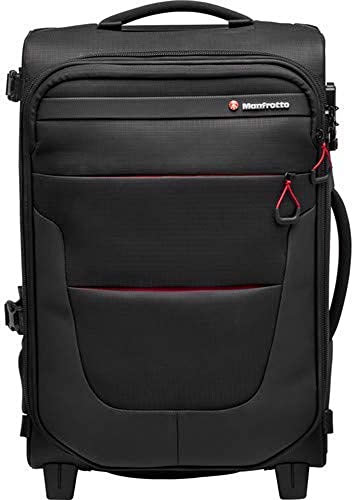 Manfrotto Switch-55 Pro Light 2-in-1 Trolley und Kamerarucksack, Rucksack für Camcorder, DSLR Kameras, Platz für bis zu 2 Kameragehäuse und Objektive, Tasche für 17-Zoll-PC und Dokumententasche