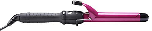 Elchim Dress Code Professioneller Lockenstab 25 mm, Infrarot-Hitze, schwimmende Keramik- und Titanoxidplatten, LED-Display, variable Heizstufen bis 210 °C