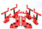 4 Pezzi Set Morsetti per Legno, Morsetti a Sgancio Rapido Clamp Wood Heavy Duty per Incollaggio del Legno e Perforazione Banco da Lavoro