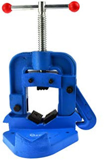 BSD Rohrschraubstock aus Gusseisen - Rohre Schraubstock, Sanitär Schraubstock für Rohre bis 3”