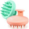Kopfhaut Massagebürste Haare, BEAUTLOHAS. Kopfmassage Bürste, Shampoo Bürste, [Nass & Trocken] kopf massagebürste Verbessert die Durchblutung der Kopfhaut 2pcs (rosa & grün) Massagebürste Kopfhaut
