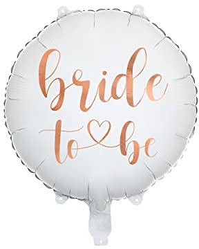 PartyDeco ABC18 Folienballon Bride to be | 45 cm