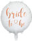 PartyDeco ABC18 Folienballon Bride to be | 45 cm