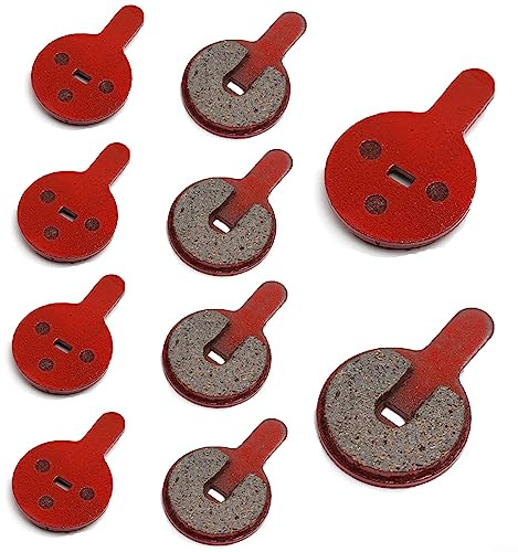 QOXEZY 5 Paar Bremsbeläge für Kugoo G2 Pro, Elektroroller, Fahrrad, hydraulische Scheibenteile, 33,5 x 22,4 mm
