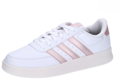 adidas Damen Breaknet 2.0 Shoes Schuhe, Cloud White/Sandy pink met/Chalk White, 44 EU