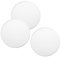 TopHomer Lot de 3 moules ronds en silicone pour résine époxy, plâtre et cire (8 x 8 cm)