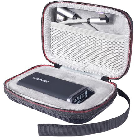 AONKE Hard Case for Samsung Portable SSD T5 EVO 2TB 4TB 8TB External Hard Drive Case Protective Cover