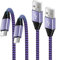 USB C Charger Cable,6FT+3FT Nylon Braided Type C Samsung Charger Fast Charging Lead for Samsung Galaxy S25 Ultra S24 S23 S22 A55 A54 A52 A33 A34 A15 A16 Z Flip 6,iPhone 16 15 Pro Max,Huawei,Moto Razr