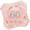 Servietten 60. Geburtstag, Wentsent 40Stück Servietten Rose Gold Geburtstag, Happy Birthday 60 Servietten, 60. Geburtstag Milestone Tischdeko Papierservietten für Frau Geburtstag Feiern Party Jubiläum