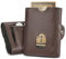 BOSTANTEN Geldbörse Herren, Slim Wallet mit Münzfach für Herren & Damen, RFID-Schutz Kartenetui Kreditkartenetui, Klein Portemonnaie Mini Smart Wallets for Men,Kaffee
