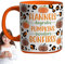 Missmisq Taza de café de cerámica de Halloween, tazas de café de otoño,Taza Calabaza 400ml - Taza de temporada espeluznante otoño, decoración de Acción de Gracias de cerámica adorable para decoración