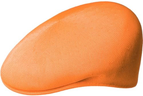 Kangol Tropic Flatcap 504 Schirmmütze Schiebermütze Herrencap Sommercap Damen/Herren - mit Schirm Frühling-Sommer Herbst-Winter Frühjahr Sommer Herbst Winter - M (56-57 cm) orange