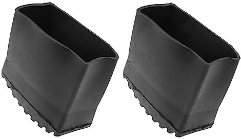 Veemoon Pieds D'Échelle En Caoutchouc Antidérapants Universels - 2 Pcs Patins De Remplacement 55x25 Mm Pour Échelles Et Escabeaux - Coussins De Protection Durable Et Sécurisés