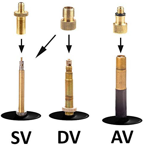 Cykelventil Adapte 15st Cykelcykelventiladapter för SV AV DV -ventil Uppblåsbar Cyklar Ballong Bäst för Cykling och Adaptrar Bike Valve Adapter Adapter för SV