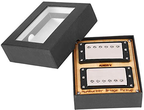 Joyance Switch Knobs E-Gitarre Top Hat Knöpfe Lautstärke Ton Regler Knopf Schalter Knöpfe 4er Set Kompatibel mit verschiedenen Gitarrenmodellen Schwarz und Chrom Finish