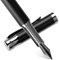 QTMMC Luxury Metal Fountain Pen Set 0.5mm Fine Nib Metal Pen Gift for Business Office Journaling Men Women Father Boyfriend Elegant Professional Calligraphy Smooth Writing with Fancy Box