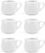 6 Pezzo Mini Lattiera Ceramica Bianca con Manico, Mini Brocca per Latte in Ceramica, Bricco Latte Piccolo, Adatto per Cucina, Bar, Hotel, Latte, Caffè, Succo Di Frutta