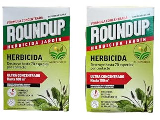 Auto arranque 750 ml para todo tipo de malas hierbas cubre hasta 320 m2 | 3x250ml 15 litros de Agua | Formula Concentrada | Efectos en 1 hora | Elimina hasta 70 especies de hierbas y musgo |
