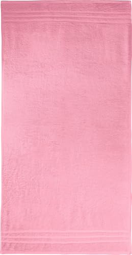REDBEST Duschtuch New York rosa Größe 70x140 cm - leichte, weiche Qualität, saugstark, sehr strapazierfähig, 100% Baumwolle