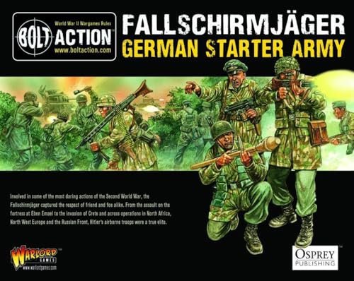 Warlord Games Fallschirmjager German Starter Army - Bolt Action 28mm Minatures WWII Table Top Game by Warlord