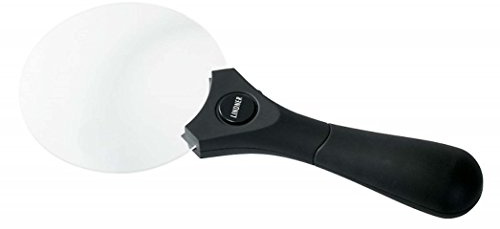 Randlose LED-Leuchtlupe, Vergrößerung 2,5X / 4X