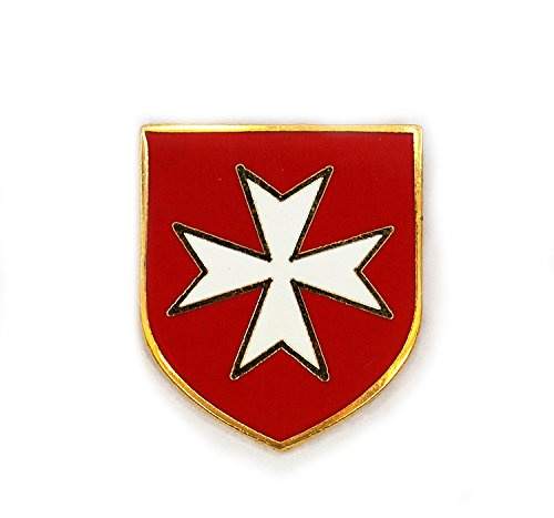 Malteserkreuz Ritter Templer Kreuzfahrer Rotes Kreuz Reverspin Abzeichen