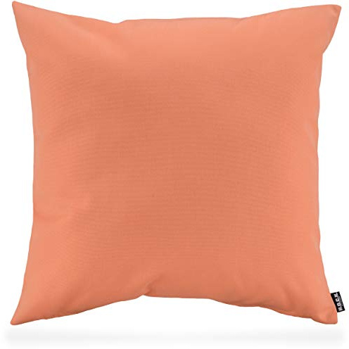H.O.C.K. Classic Uni Outdoor Kissen inkl. Füllung Garten schmutz und wasserarbweisend (50x50, Coral)