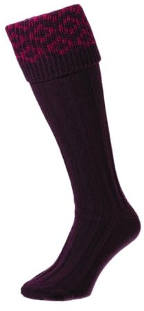 Bisley Patterned Top Shooting Socks