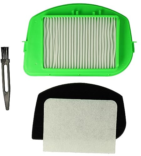 vhbw 4-TLG. Filter + Pinsel Set kompatibel mit Rowenta City Space Cyclonic RO2522, RO2529WA, RO2529WA4Q0 Staubsauger