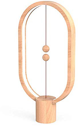 Fayelong Balance smart Balance Warm Eye-Care LED Lampe magnetschalter tischlampe Schlafzimmer kreative hängende Kugel nachtlicht (Orange)