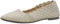 Skechers Women's Cleo-Scalloped Knit Skimmer Ballet Flat Natural 10