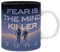 ABYSTYLE Dune Movie Fear is The Mind Killer Keramiktasse für Kaffee und Tee, 325 ml, mit Paul & Chani spülmaschinenfest, mikrowellengeeignet, Geschenk für Zuhause und Küche