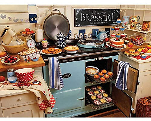 ZHXXFD Peinture Numero Adulte Paysage Cuisine Bricolage Peinture par numéros Enfant Acrylique A l'huile Romantique DIY Paint by Numbers Tableau À Peindre avec Numéro(A41)