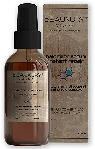 Das Hair Filler Serum ist speziell für strapaziertes und geschädigtes Haar. Es repariert die Haarstruktur, wirkt antifrizz,mit Pflanzen Stammzellen und Aminosäurekomplex
