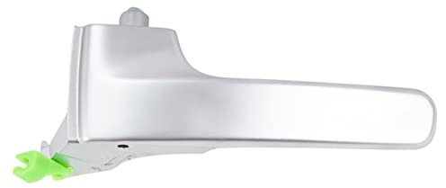 TRQ Driver Side Interior Door Handle Satin Chrome Compatible with 2008-2012 Jeep Liberty