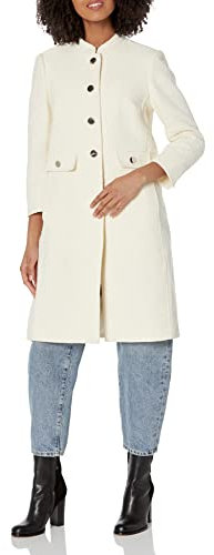 Anne Klein Damen Audrey Hepburn Topper, Marshmallow, 34