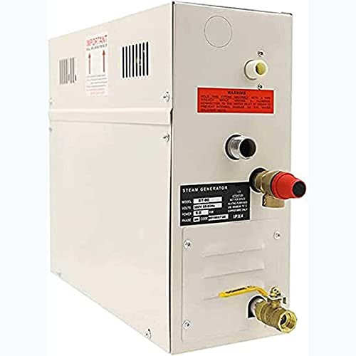 Générateur de Vapeur, avec contrôleur programmable pour Spa à Domicile - Chauffe efficacement Un Espace de 10,5 m³, idéal pour Les douches à Vapeur, 220 V.