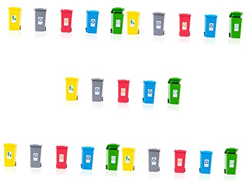 Happyyami 25piezas Mini Papelera De para Casa De Accesorio para De Jardín y Color y Diseño Aleatorio
