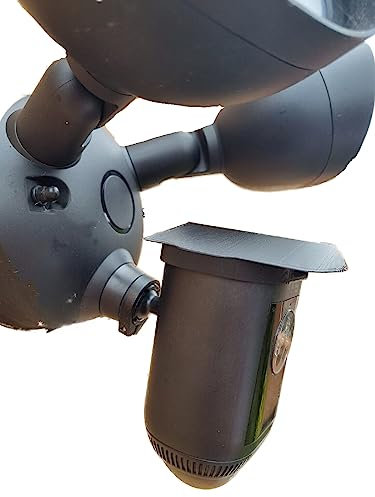 Ring Outdoor/Floodlight Camera Cam Flat Rain Weather Cover for Plus/Pro 2023 (FLOOD PRO BLACK)