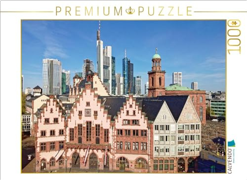 CALVENDO Puzzle Legendärer Rathausbalkon auf dem Römerberg | 1000 Teile Lege-Größe 64 x 48 cm Foto-Puzzle für glückliche Stunden