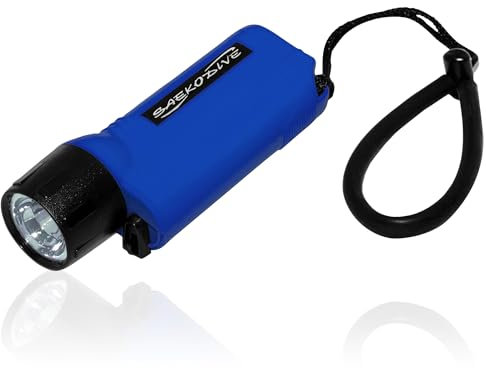 Saekodive Neptune LED Dive Light - 900 Lumens Underwater Flashlight - Waterproof for Outdoor Activities - Scuba, Technical, Cave Diving, Hunting, Camping (Blue)