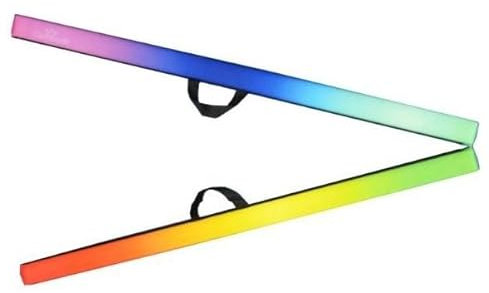 Cannons UK 8ft 240cm Folding Gymnastics Faux Suede Training Balance Gym Beam… (multicoloured)