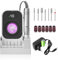 Nagelfräser Professionell 40000U/Min Nagelfräser für Gelnägel, Aufladung Elektrische Nagelfeile Maniküre Elektrische Nail Drill Set mit 7 Elektrische Nagelfräser Bits, Zu Hause und Im Salon (Grey)