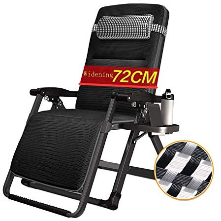 FAZENHUA Tumbonas de jardín, tumbonas Patio Zero de Alta Resistencia con portavasos, reclinables para Playa, Piscina, jardín, Exteriores e Interiores, Soporte 200 kg